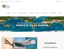 Tablet Screenshot of mascato.com